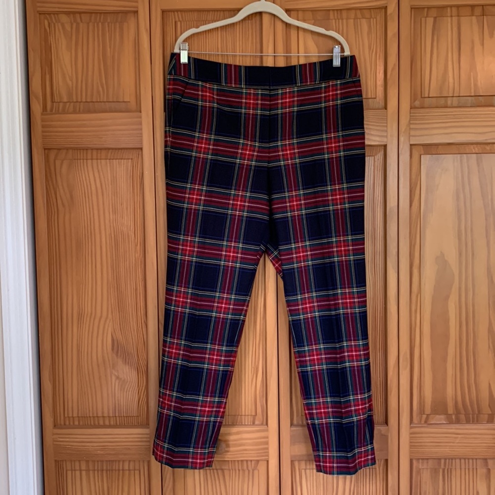 Talbots Plaid Hampshire Ankle Pant